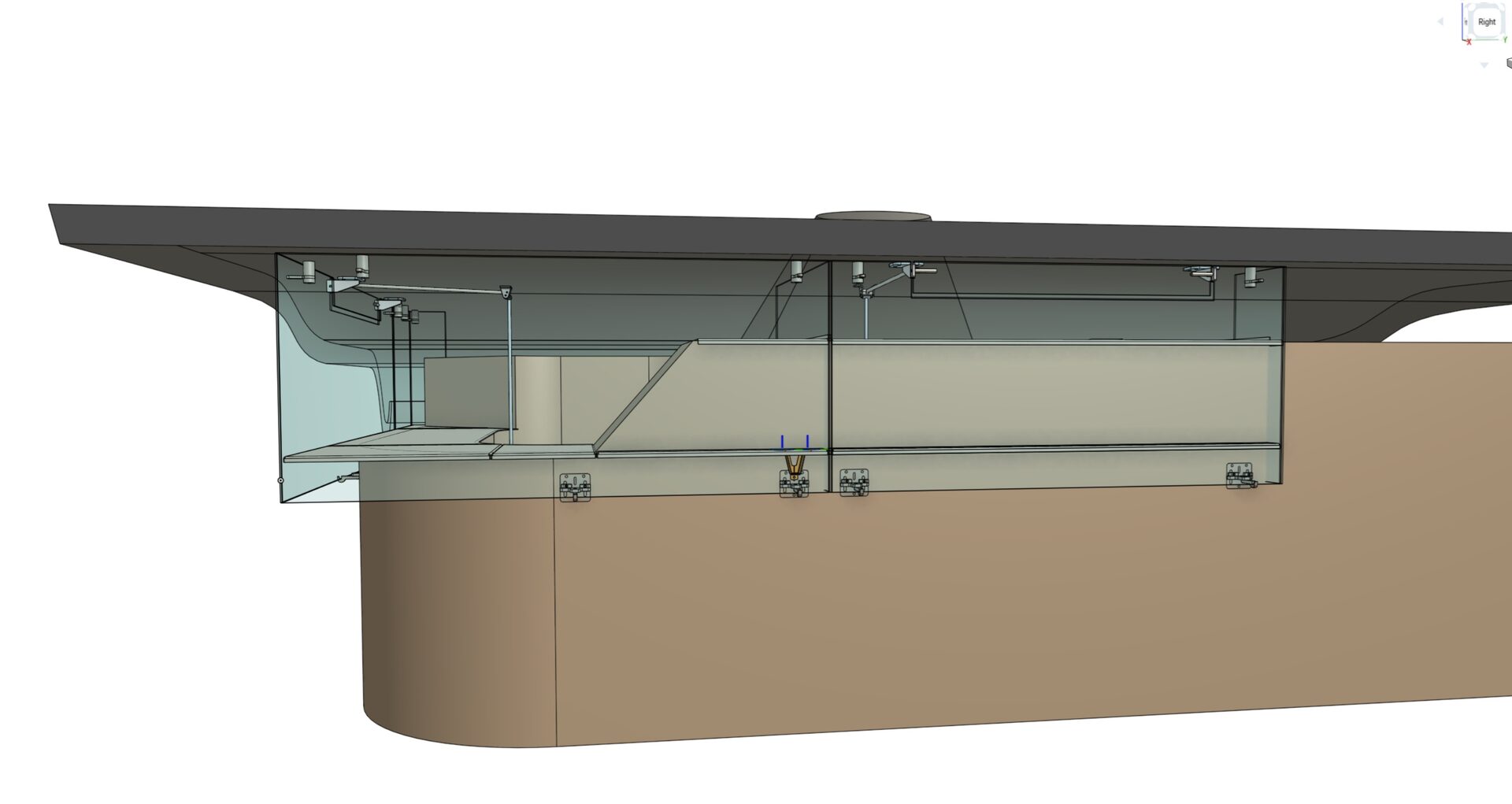 Toplight frame system